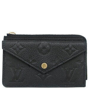 Louis Vuitton Wallet Porte Carte Recto Verso Empreinte Noir Black Keychain